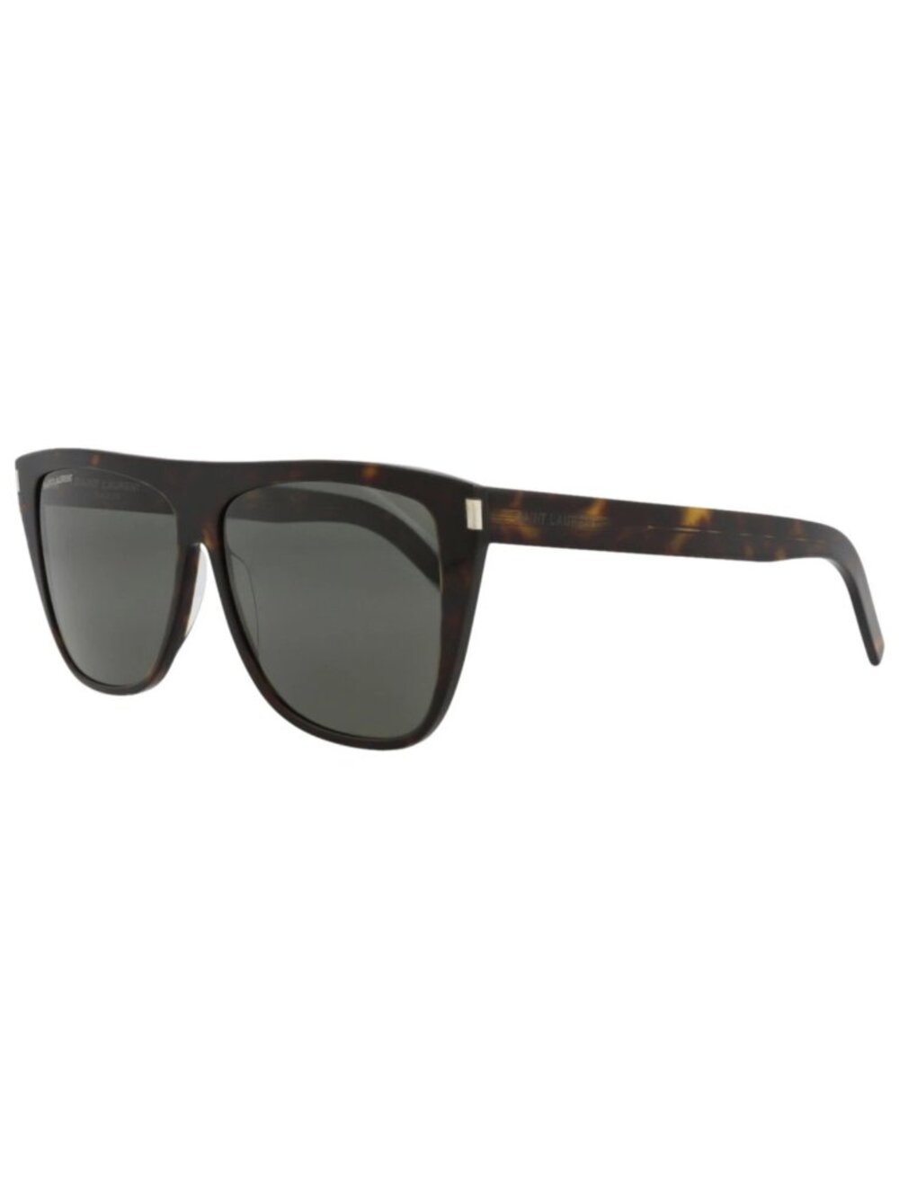 New Saint Laurent Women's Sunglasses Round Oval Acetate Frame Unisex Havana Grey
